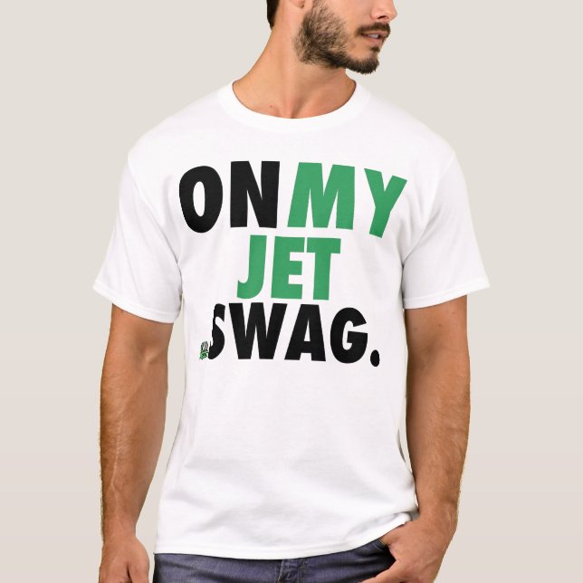 Jet-Swag (weiß) T-Shirt (Vorderseite)