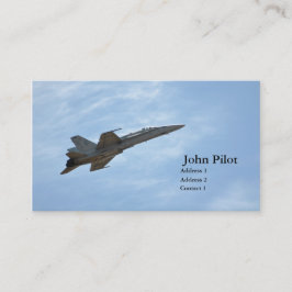 Jet-Visitenkarte bekämpfen Visitenkarte