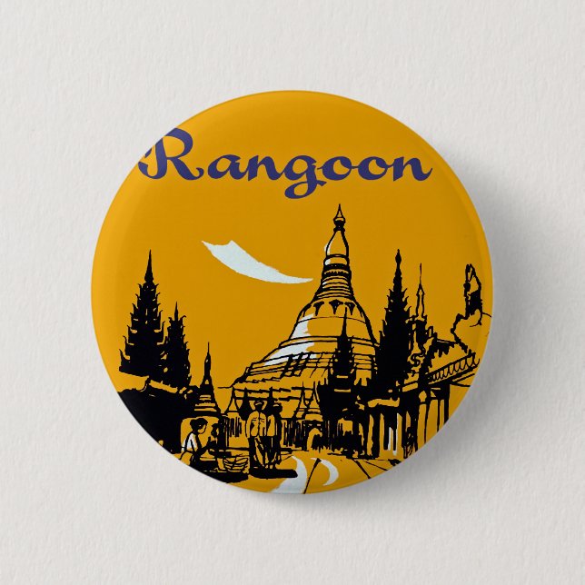 Jet Your Way to Rangoon Button (Vorderseite)