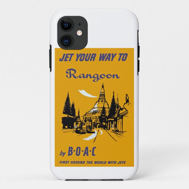 Jet Your Way to Rangoon Case-Mate iPhone Hülle (Rückseite)