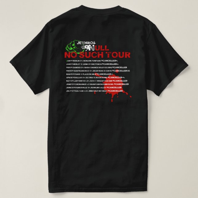 Jethro Null No Dero Tour T T-Shirt (Design Rückseite)