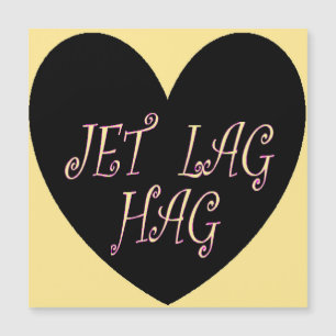 JETLAG HAG REISEDESIGN MAGNETKARTE