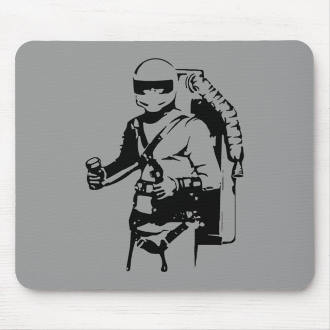 Jetpack Pilot Mousepad (Vorne)