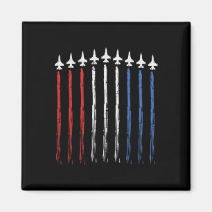 Jets US American Flag Independence 4. Juli Pat Magnet