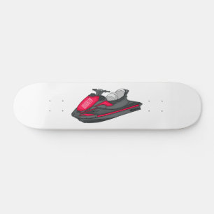 Jetski-Cartoon-Illustration Skateboard