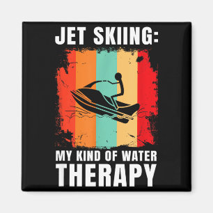 Jetski fahren ist eine Art Wassertherapie Wassersp Magnet