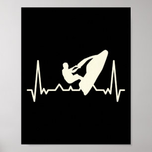 Jetski-Fan I Herzschlag Jetski Poster