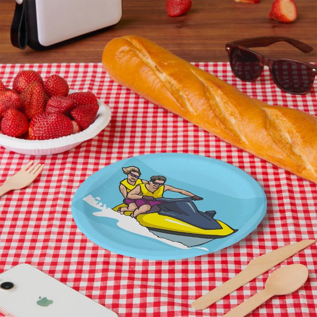 Jetski Fun Pappteller (Von Creator hochgeladen)