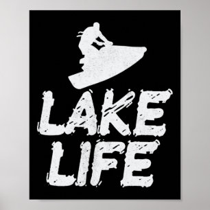 Jetski Jet Ski Skifahren Liebe Wassersport Lustig Poster