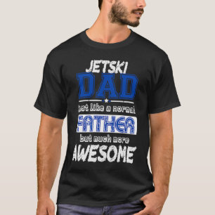 Jetski Jet Skifahren Vater Wassersport Coole Idee T-Shirt