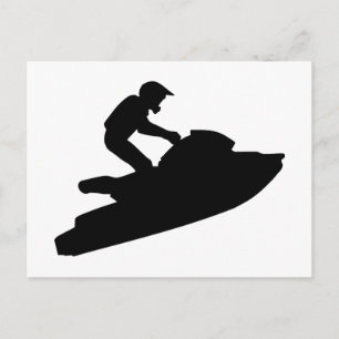 Jetski Postkarte