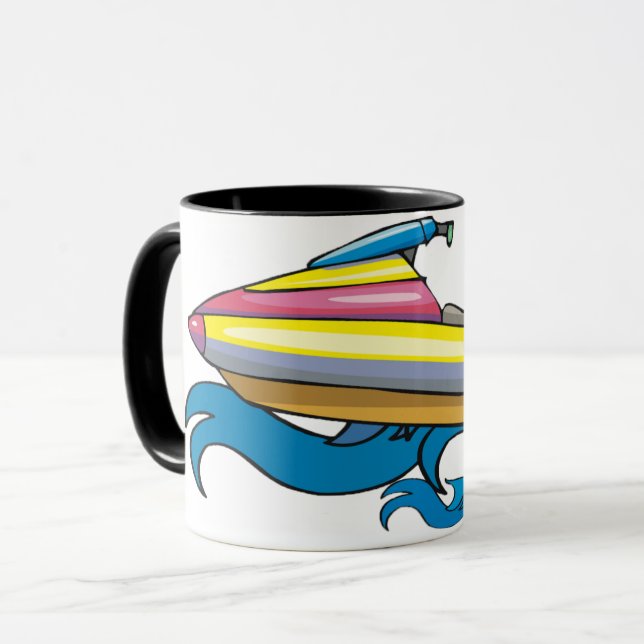 Jetski-Tasse Tasse (Vorderseite Links)