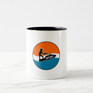 JetSki Zweifarbige Tasse