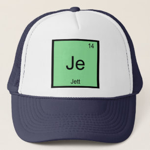 Jett Name Chemie Element Periodensystem Truckerkappe