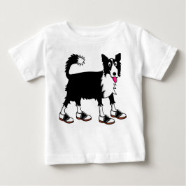 Jett the Border Collie Baby T-shirt