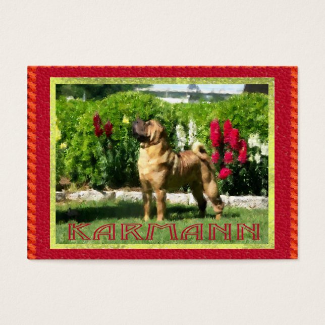 Jetta Shar-pei-Visitenkarten (Vorderseite)