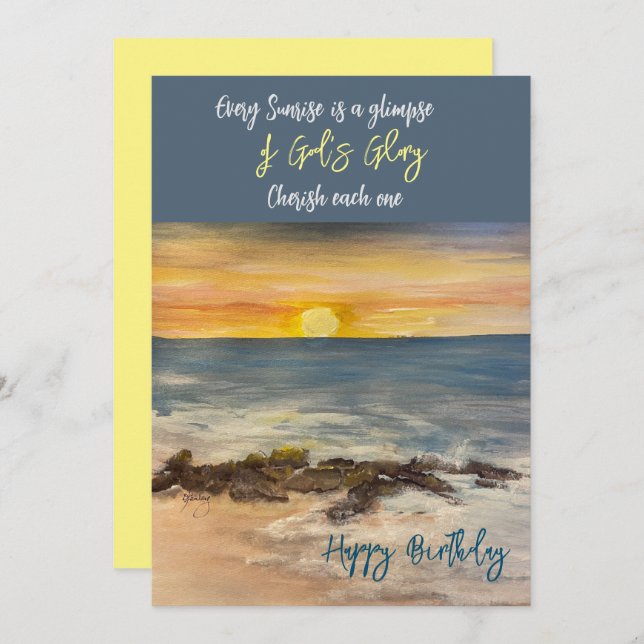Jetty Birthday Notecard Dankeskarte (Vorne/Hinten)