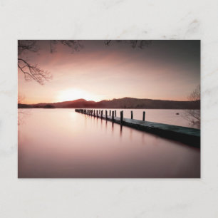 Jetty on Coniston Postcard Postkarte