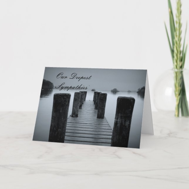 Jetty Our Deepest Beileids Card Karte (Vorderseite)