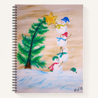 Jetzt alles zusammen. notizbuch