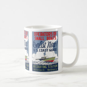 Jetzt anwerben! US-Küstenwache Tasse