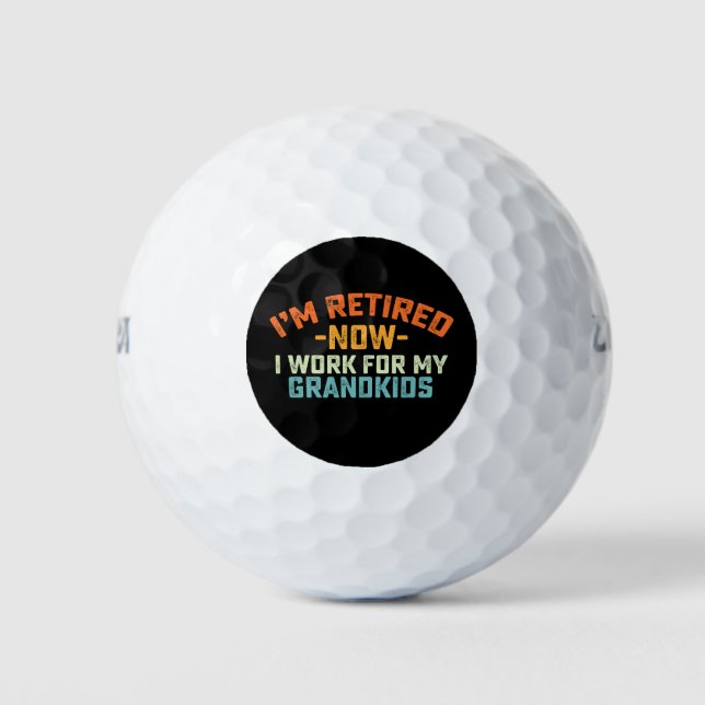 Jetzt arbeite ich für meinen Kindermüttertag. Golfball (Vorderseite)