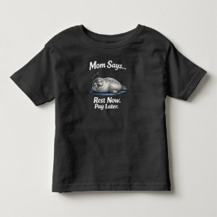 Jetzt ausruhen, später zahlen Kinder T-Shirt