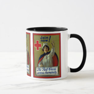 Jetzt beitreten!~Vintage Krankenschwester Tasse