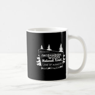 Jetzt betritt man I Wishabish Woods Nationalforst Kaffeetasse