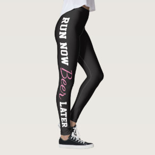 Jetzt Bier später ausführen Leggings
