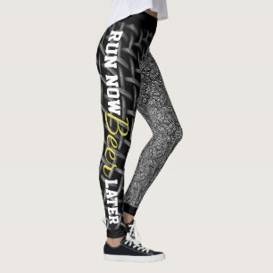 Jetzt Bier später ausführen Leggings