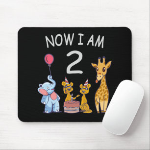 Jetzt bin ich 2 Jahre alt 2. Geburtstag im Zoo Mousepad