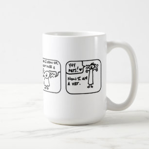 Jetzt bin ich eine Tierarzt-Tasse Kaffeetasse