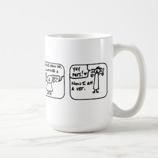 Jetzt bin ich eine Tierarzt-Tasse Kaffeetasse