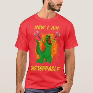 Jetzt bin ich unaufhaltsam Dinosaurier Funny Retro T-Shirt