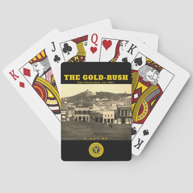 JETZT DER GOLD-RUSH 3 SPIELKARTEN (Rückseite)