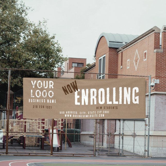 Jetzt die Rustikal Charm Kraft Paper School Banner (Von Creator hochgeladen)