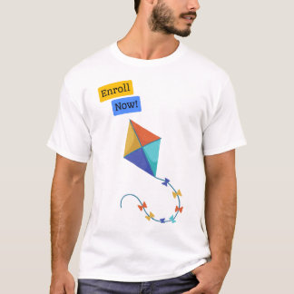 „Jetzt einschreiben“-T-Shirt T-Shirt