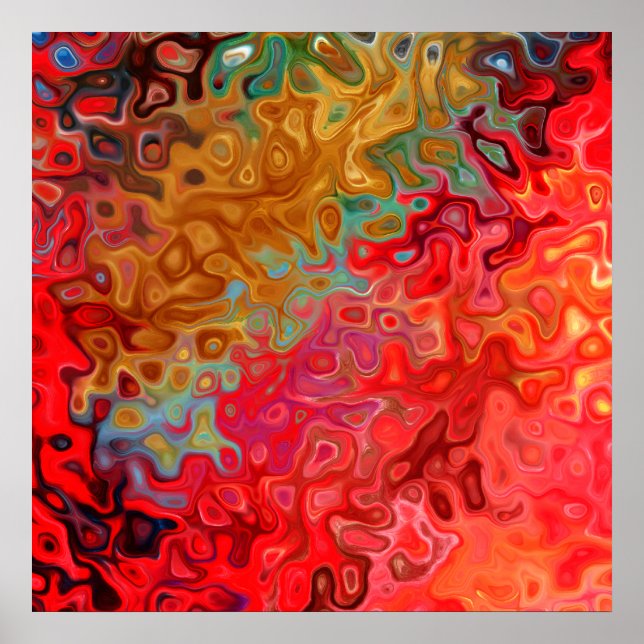 Jetzt fahren Abstrakt 55,1 Poster (Vorne)