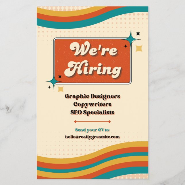 Jetzt Flyer einstellen (Vorne)