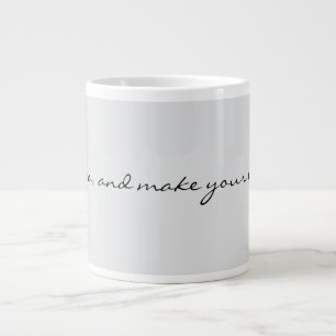 Jetzt geh und mach deine Legende inspirierend Moti Jumbo-Tasse