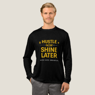 Jetzt hart arbeiten, später glänzen – Hart arbeite Tri-Blend Shirt