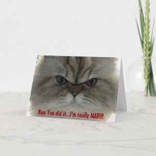 , Jetzt hast du es geschafft...Ich bin wirklich MA Karte