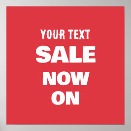 "JETZT IM T - Shirt VERKAUF - Red White custom Pro Poster