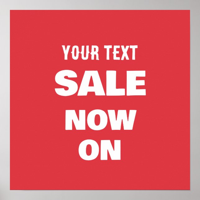 "JETZT IM T - Shirt VERKAUF - Red White custom Pro Poster (Vorne)