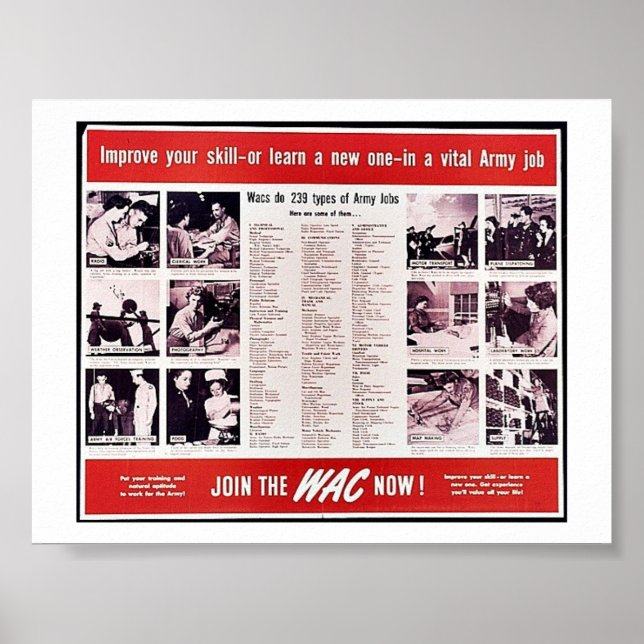 Jetzt in The Wac! Poster (Vorne)