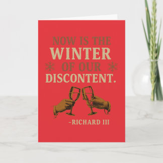 Jetzt ist der Winter der Unzufriedenheit Karte