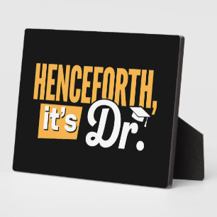 Jetzt ist es Dr. Doktorand Doktorat Doktortitel Fotoplatte