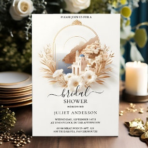 Jetzt italienischer Kaffee Sorrento Lässiges Braut Einladung