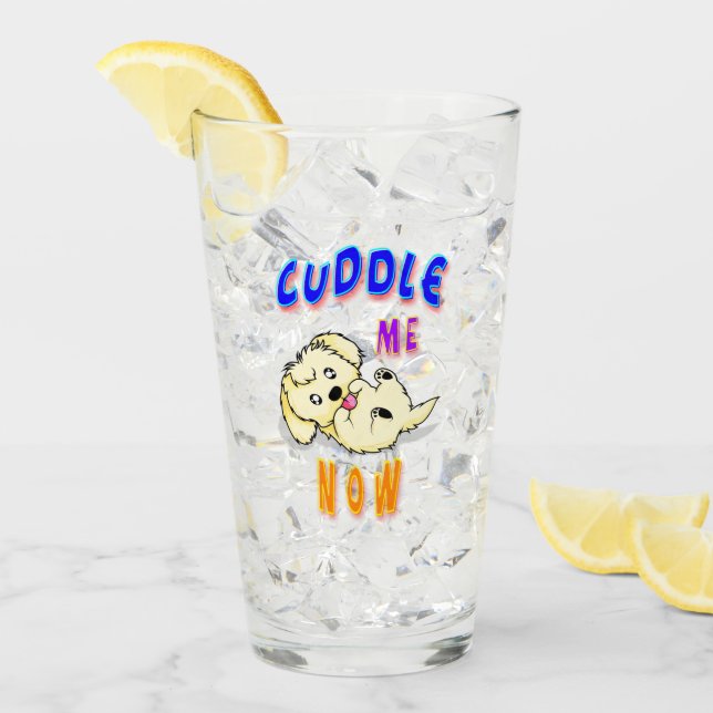 Jetzt knuddeln glas (Vorderseite Ice)